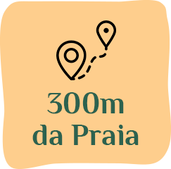300 metros da praia